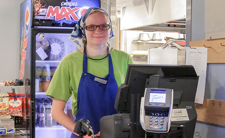 Palkkaa mut -kampanja (Jenna). Kuva: Mira Vihmo.