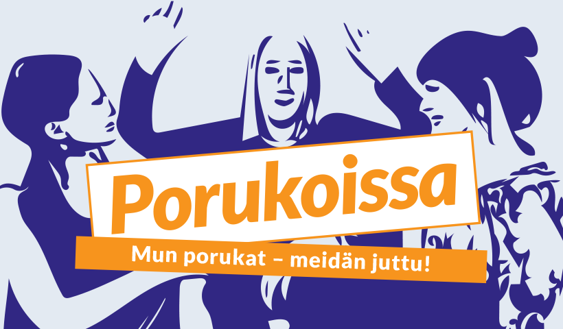 Porukoissa-hankkeen tunnuskuva.