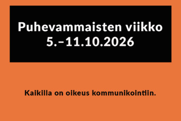 Puhevammaisten viikko 5.–11.10.2026